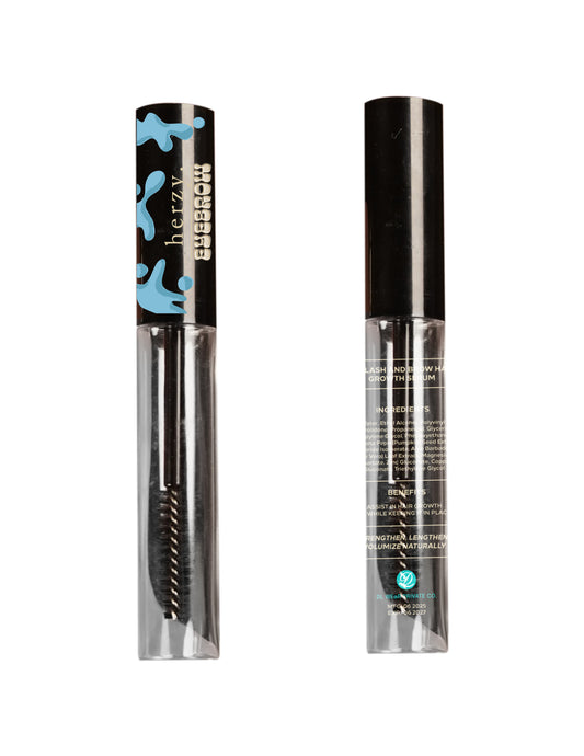 Herzy Eyelash & Brow Hair Growth Serum – Strengthen, Lengthen & Volumize Naturally | 10ml