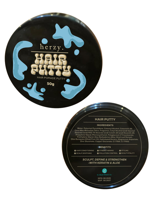 Herzy Hair Putty – Style That Holds, Care That Shows